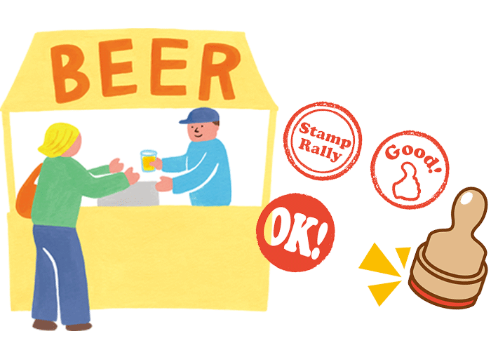 調布ビールまつりのお店を回ってオリジナルガチャを回そう！お店はしごスタンプラリー