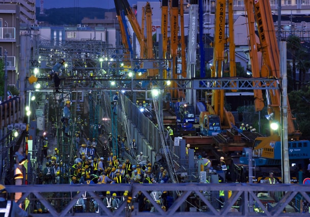 調布駅が地下化