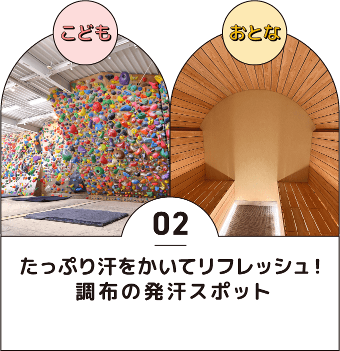 02 たっぷり汗をかいてリフレッシュ！調布の発汗スポット