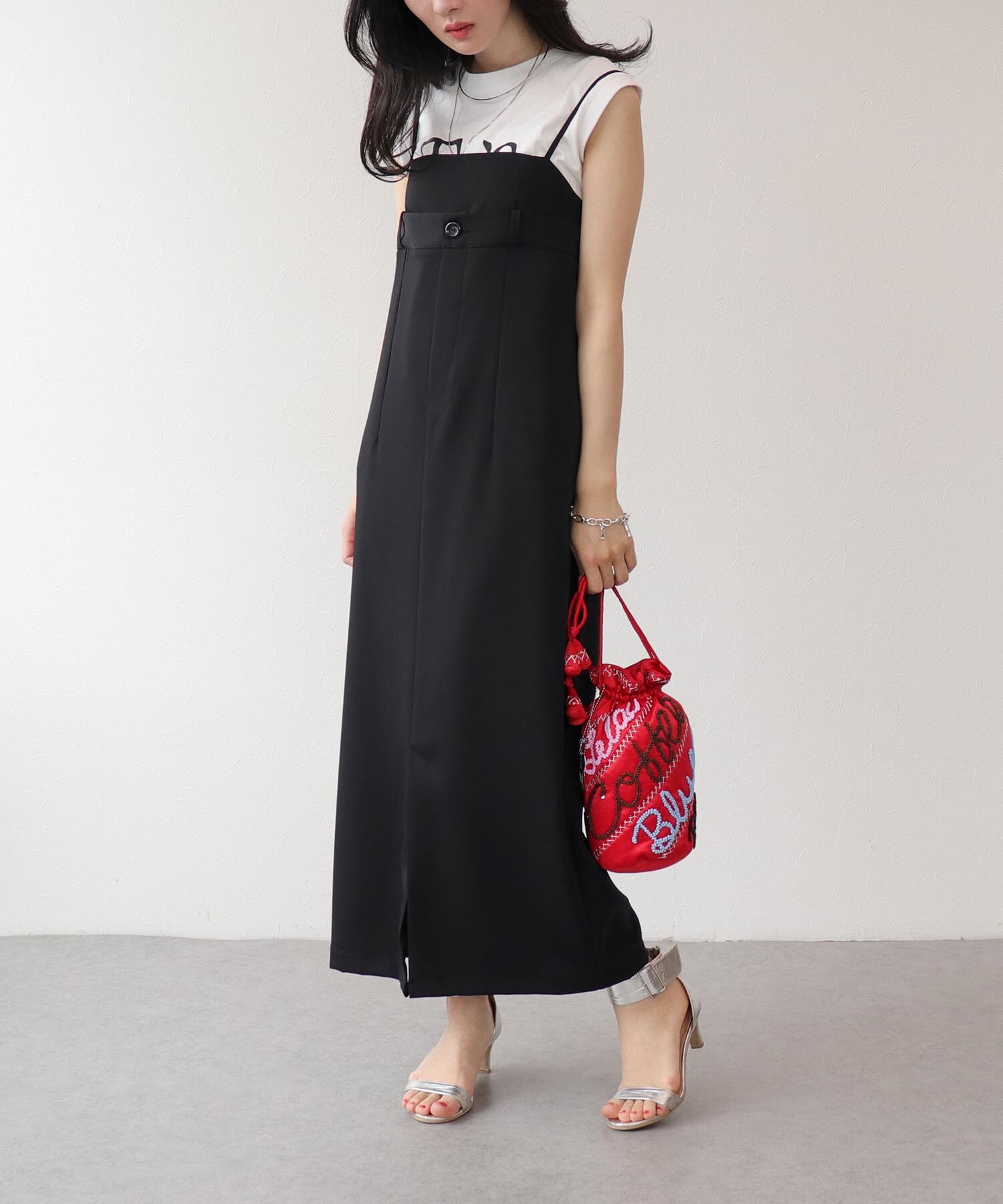 コエル COEL ライダース キャミワンピース サイズ38 千鳥格子 ヨンア COEL ライダースキャミワンピース | KOKO