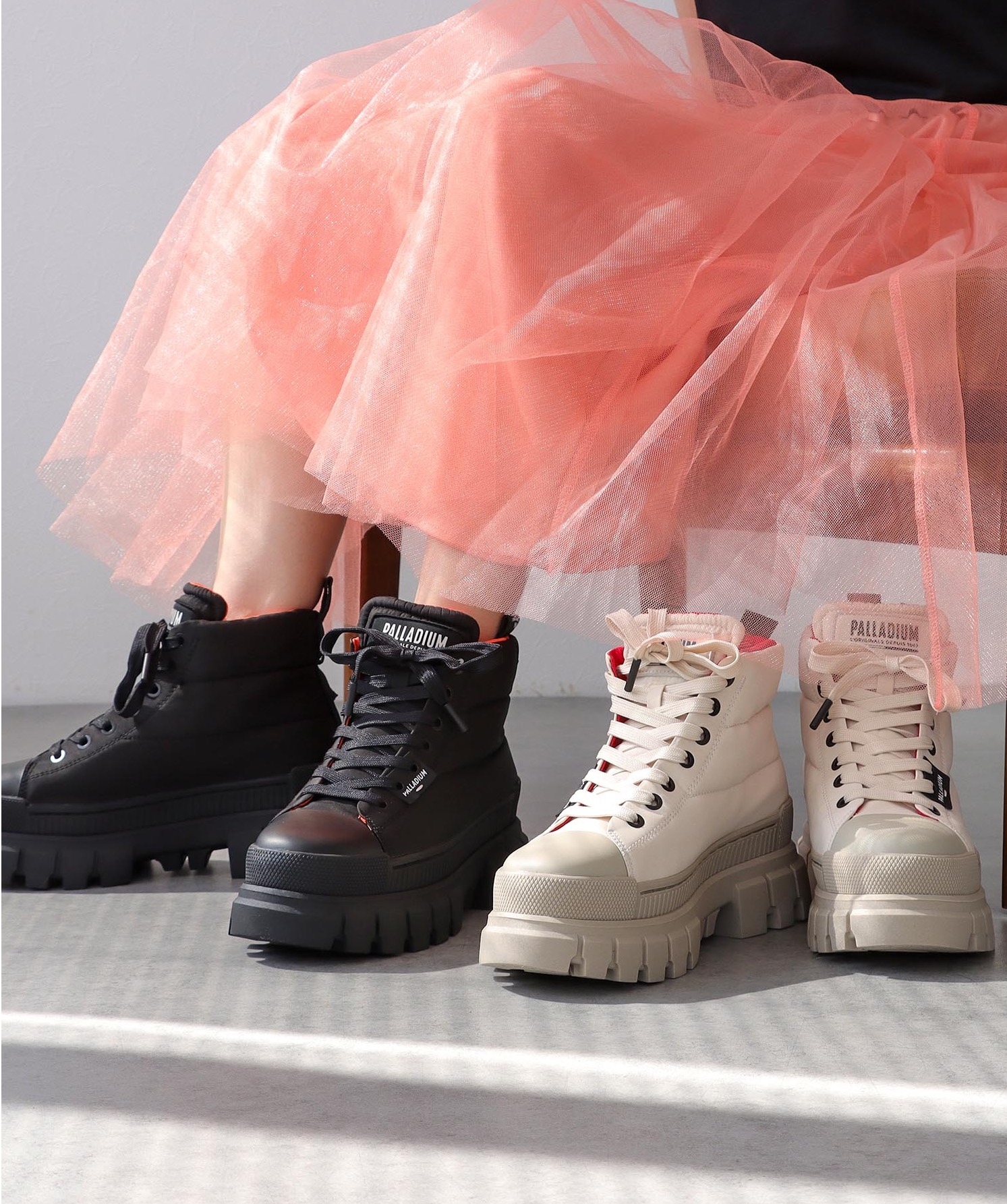 PALLADIUM 】REVOLT BOOT OVERCUSH｜スリーフォータイム