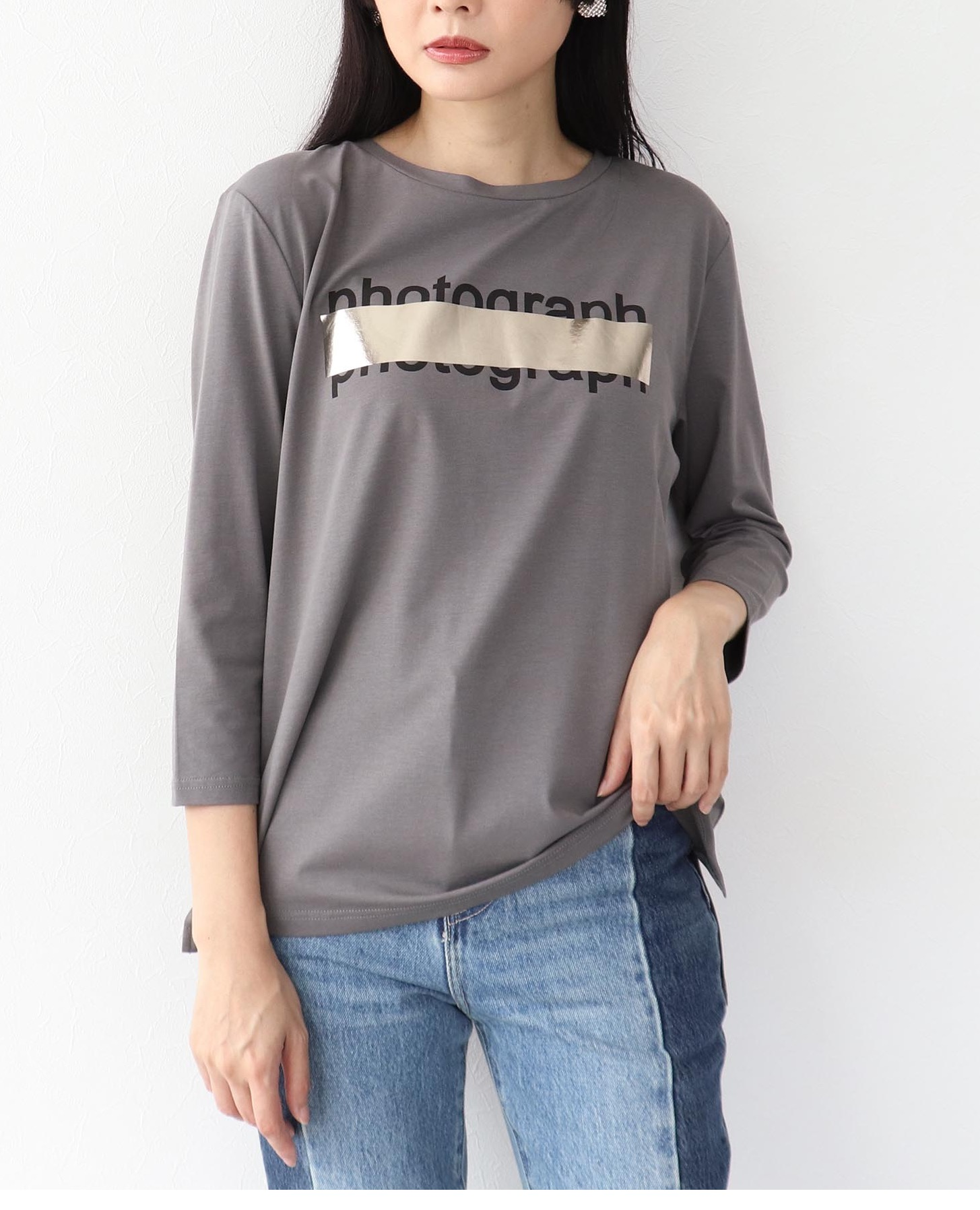 SUB POP 20周年限定Tシャツ 超レア プリントゴールド ♡シルバー箔プリント7分袖Tシャツ♡｜スリーフォータイム｜ショップ