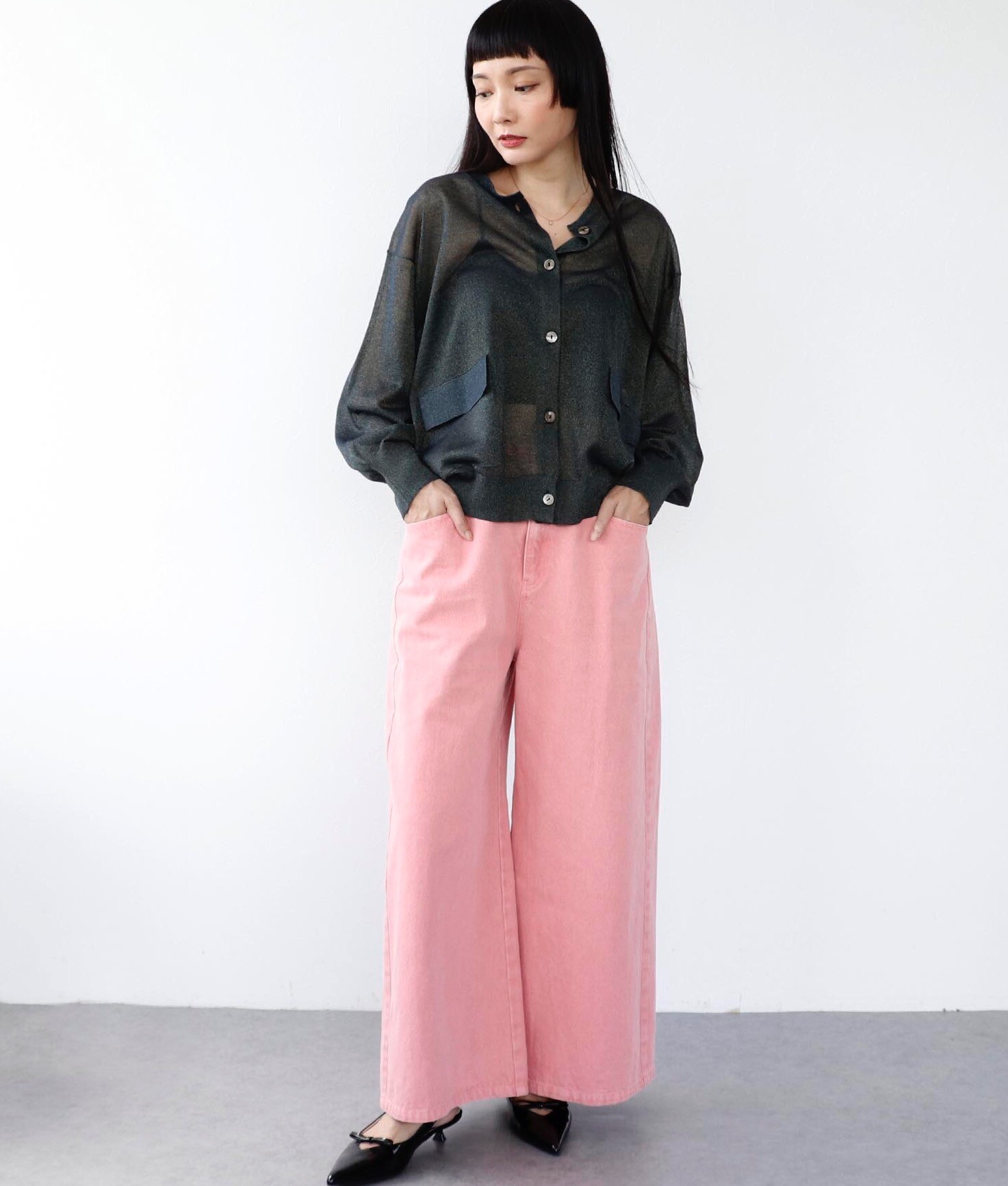👖ビンテージ加工カラーデニム👖｜スリーフォータイム｜ショップ