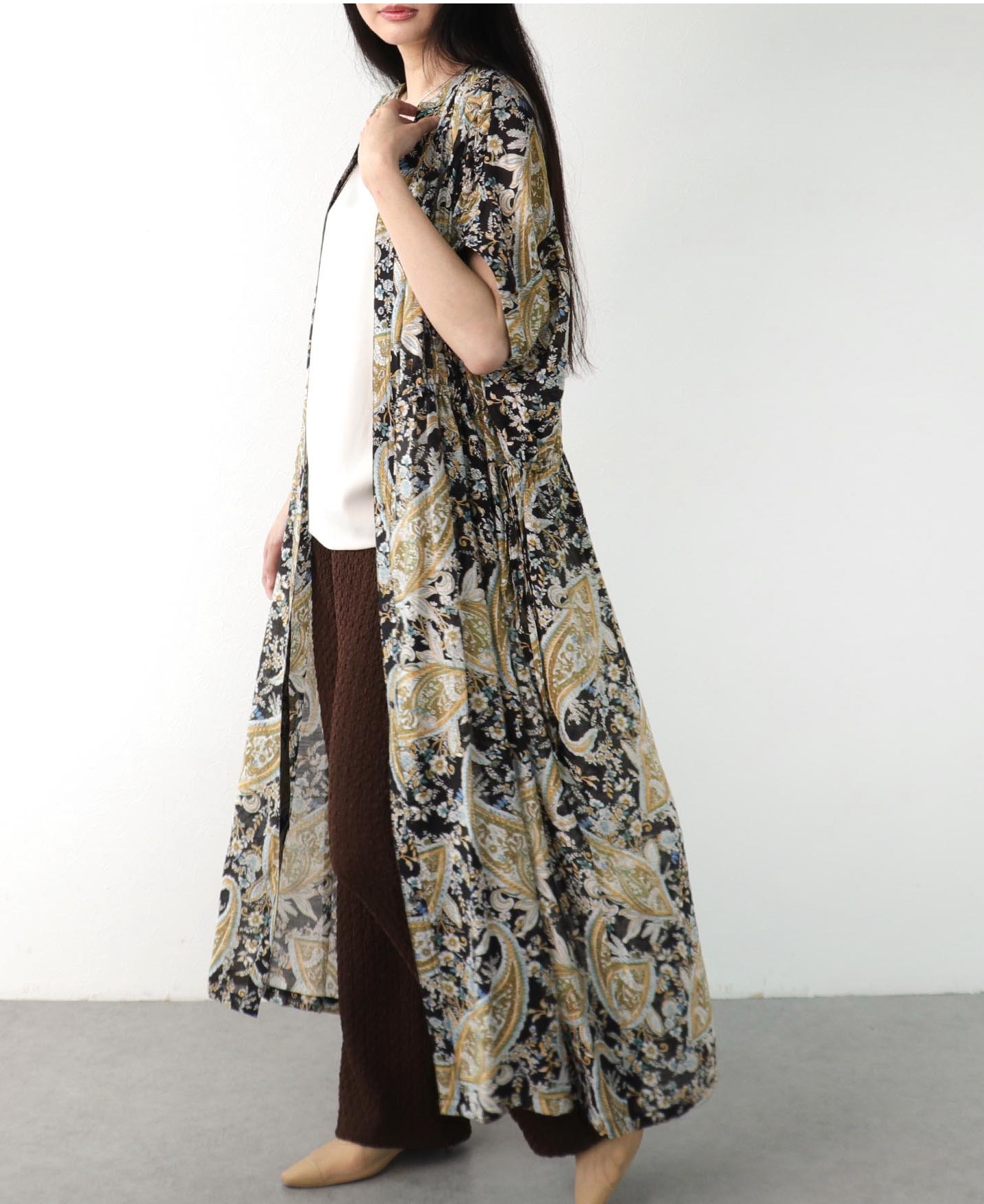 👗ハンドスモックシャツワンピース👗｜スリーフォータイム｜ショップ