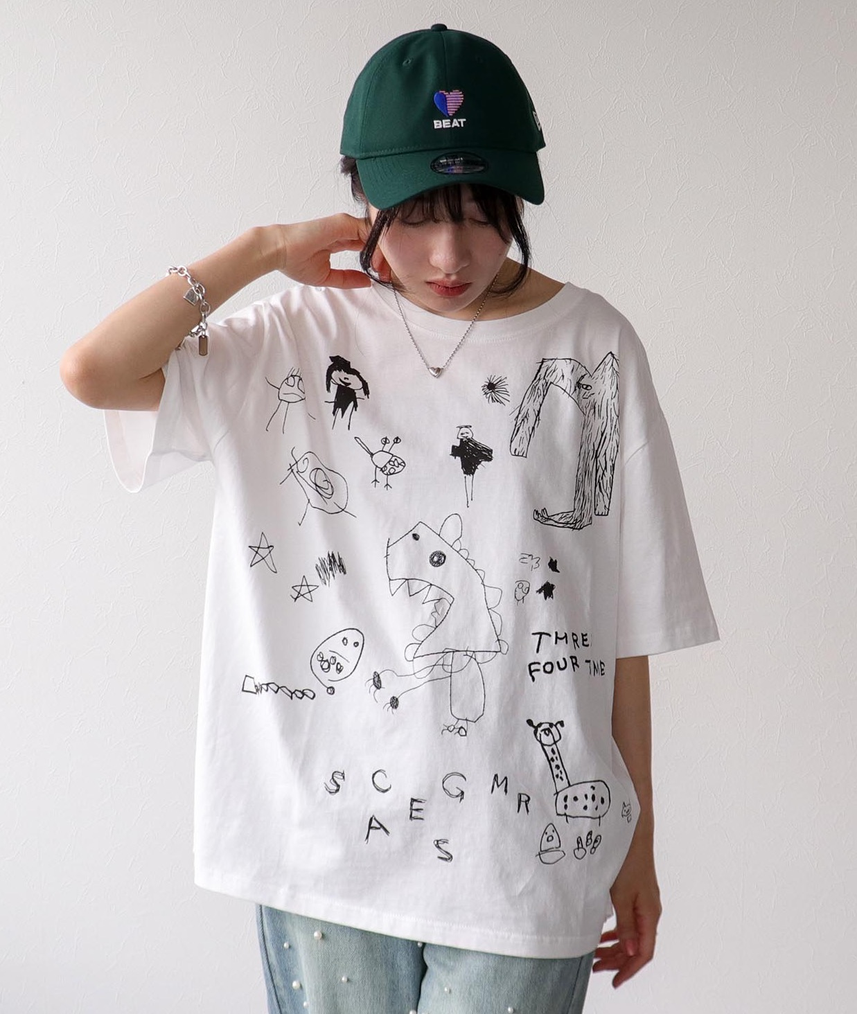 ✏️らくがき刺繍BIGＴシャツ✏️｜スリーフォータイム｜ショップニュース | 【トリエ京王調布】京王線調布駅よりすぐのショッピングセンター