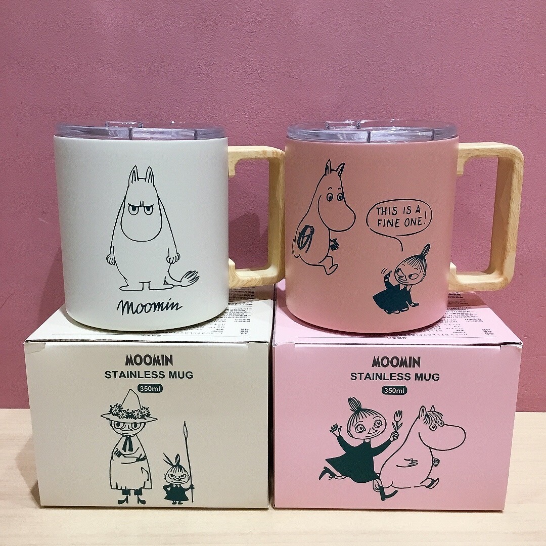 ムーミンの蓋付きステンレスマグが入荷しました✨｜コトモノマルシェ