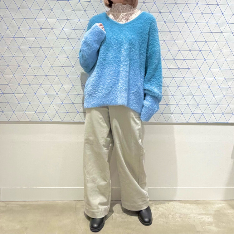 移りゆく色調のPO × TZきれいめロングワイド