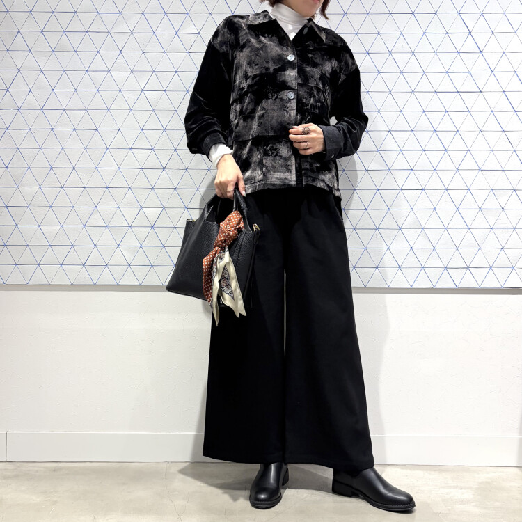 着回せるタックベロアBL × 優しいインナー × ストレスレスなワイド