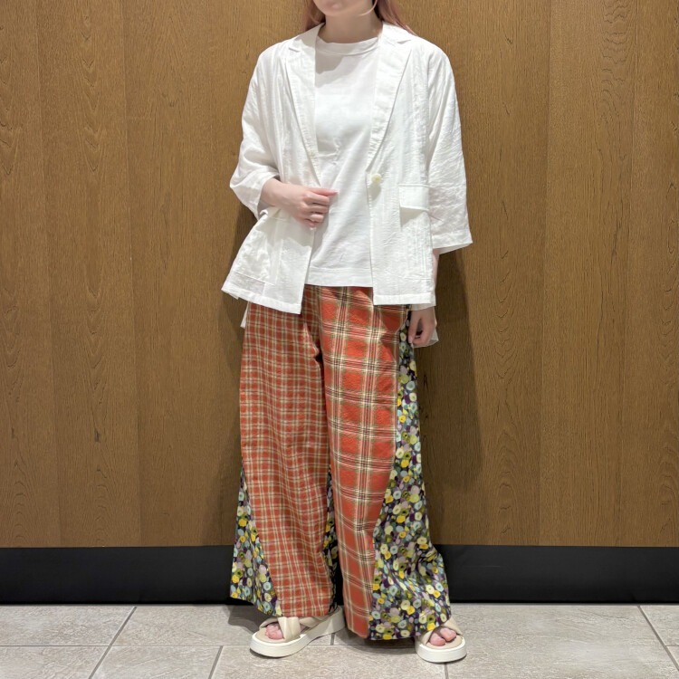 風抜けてドルマンシアJK × 花とチェックとを切替PT