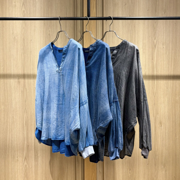 ウスデニ袖口リブBL