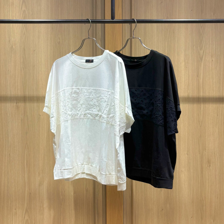 刺繍レースでラインPO
