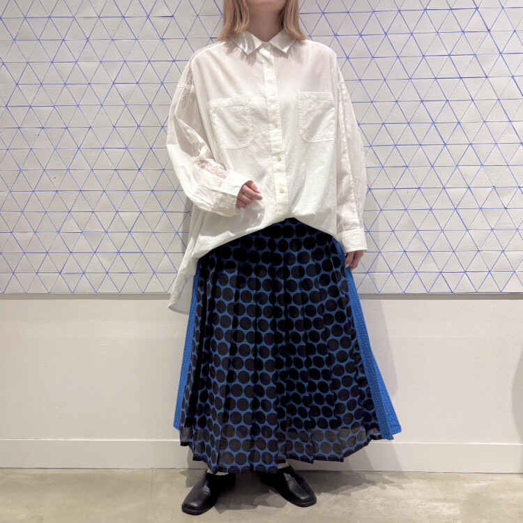 肩にレースレースSH × ドットと近い関係プリSK