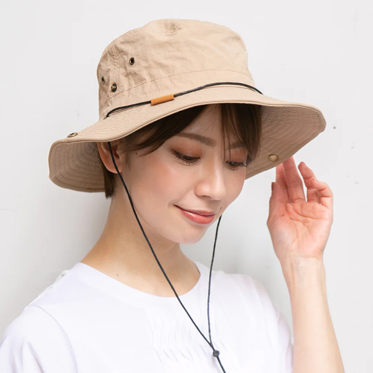 撥水生地アドベンチャーハット