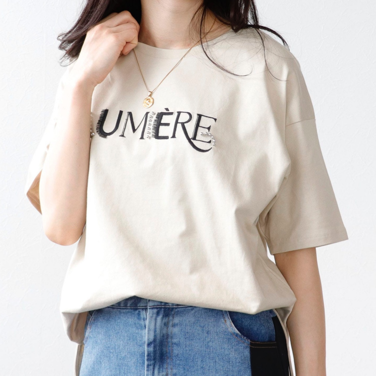 👕スタッズMIXロゴ刺繍プルオーバー👕