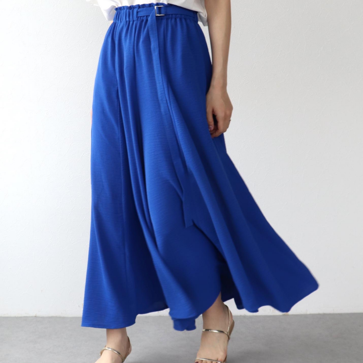 💙麻ライクポイントベルトパンツ💙