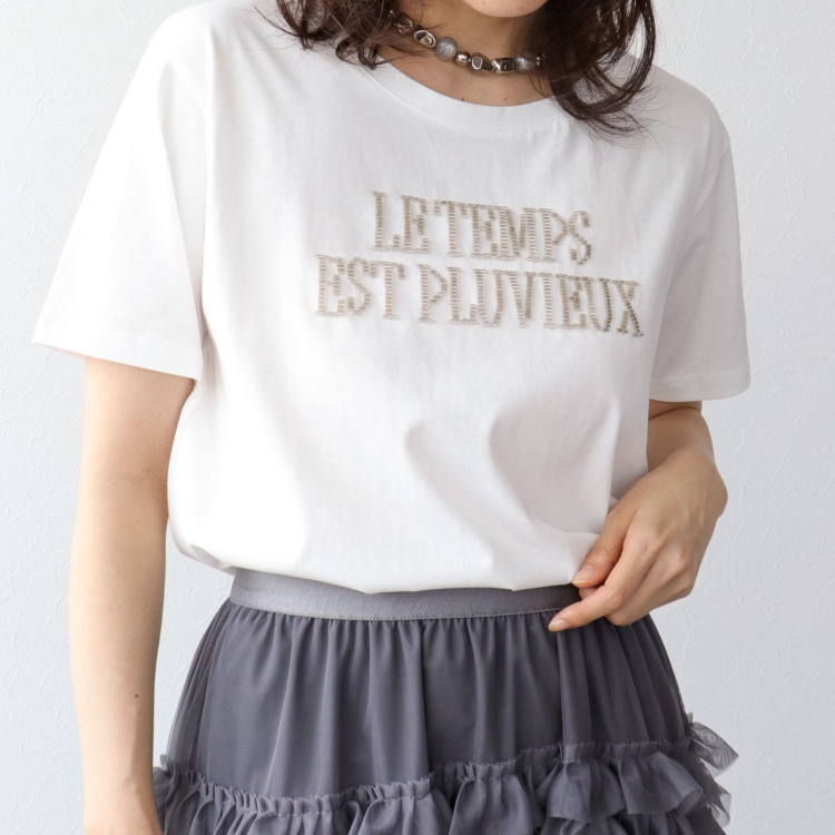 🌈ビーズロゴ刺繍プルオーバー🌈