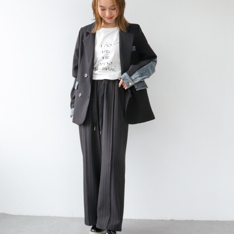 👖センターメローストライプパンツ👖