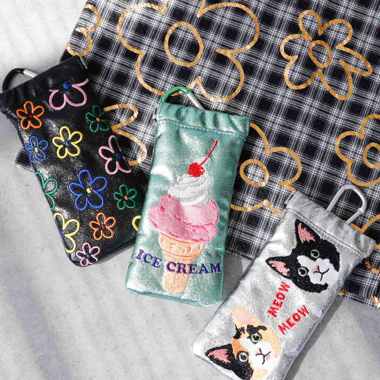 😎刺繍サングラスケース😎