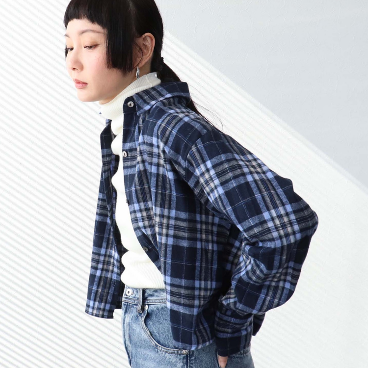 👔タータンチェック柄シャツ👔