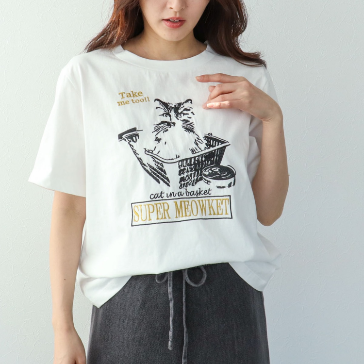 🐈CAT刺繍Tシャツ🐈‍⬛