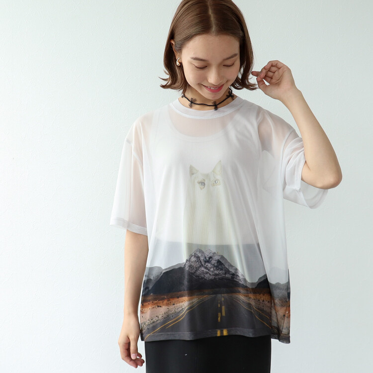 obakeCATチュールTシャツ