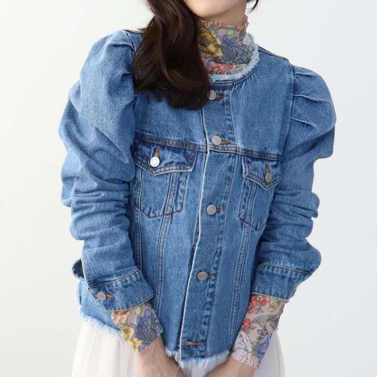 💙カラーレスデニムジャケット💙