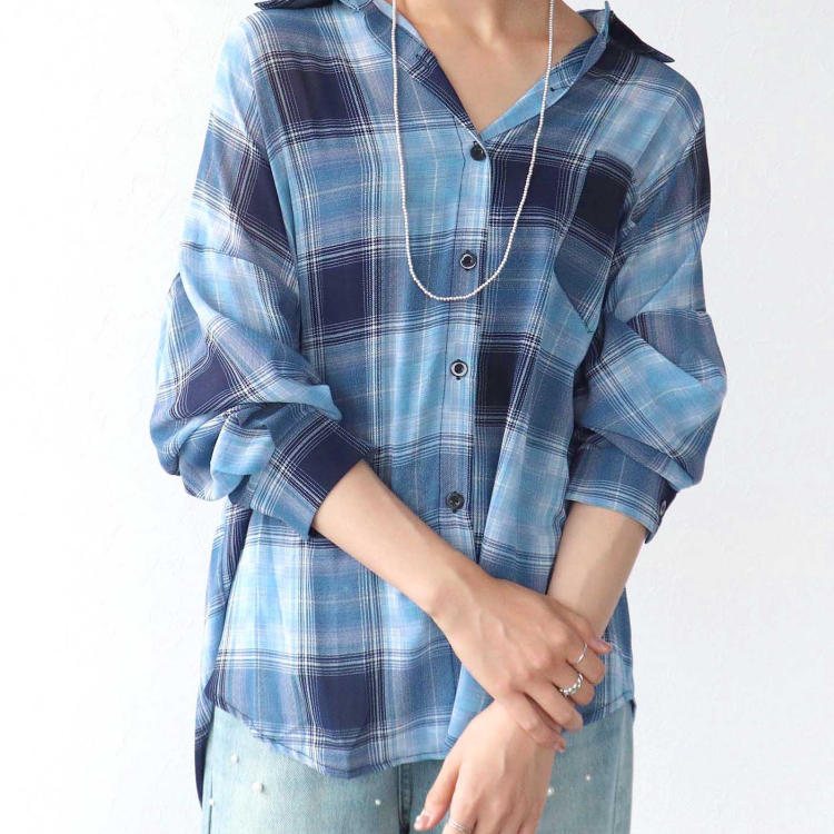 👔チェック柄シャツ👔