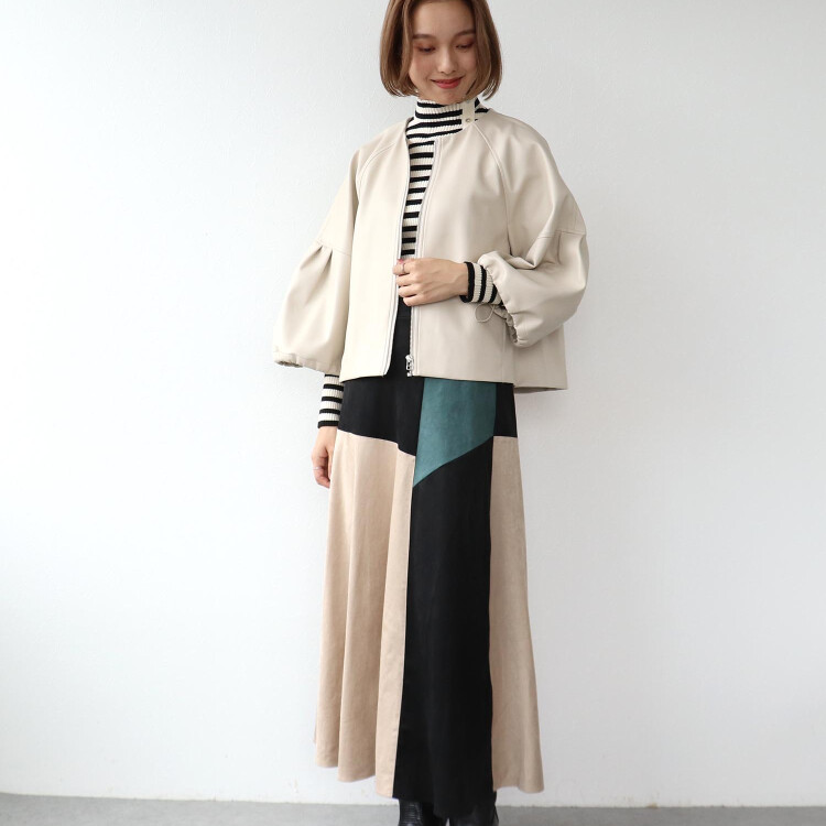 🟢バイカラースエードスカート🟢