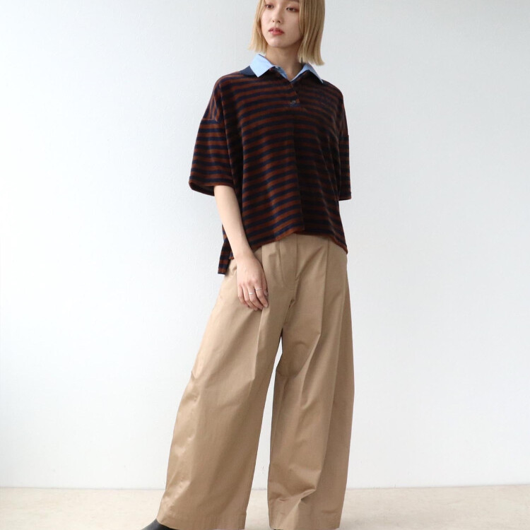 👖ストレッチサテンバレルパンツ👖