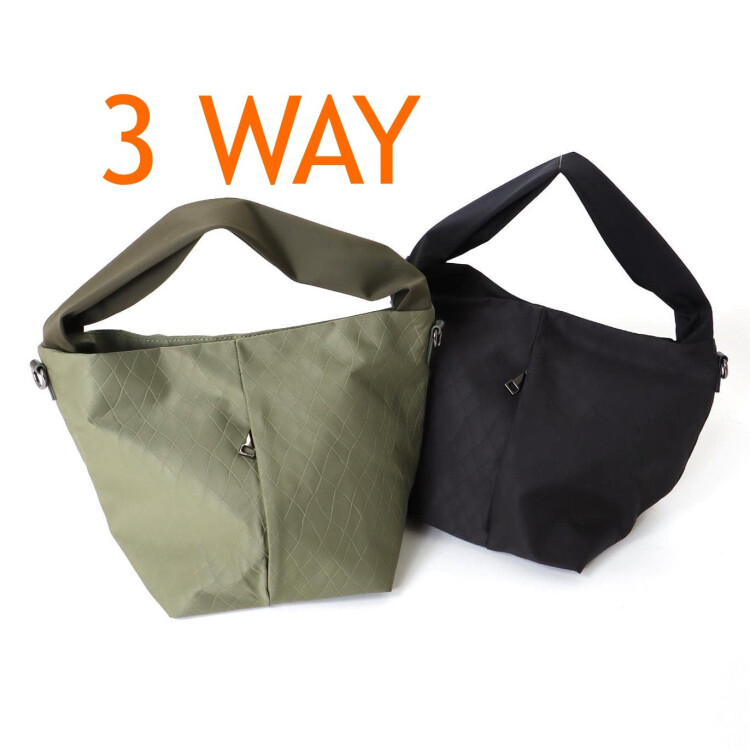 💚センタージッパーポケット３ＷＡＹショルダーBAG🖤
