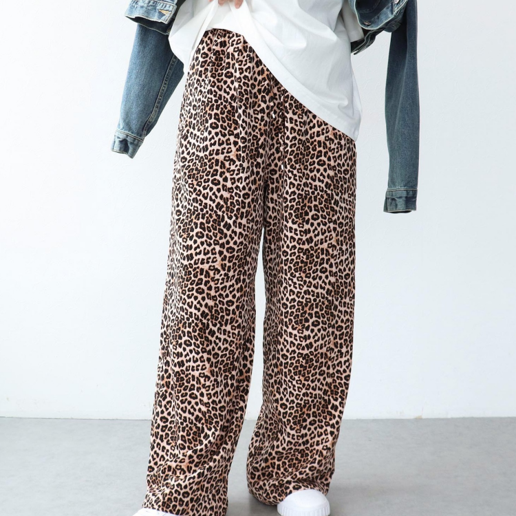 🐆裾ドロストイージーワイドパンツ🐆