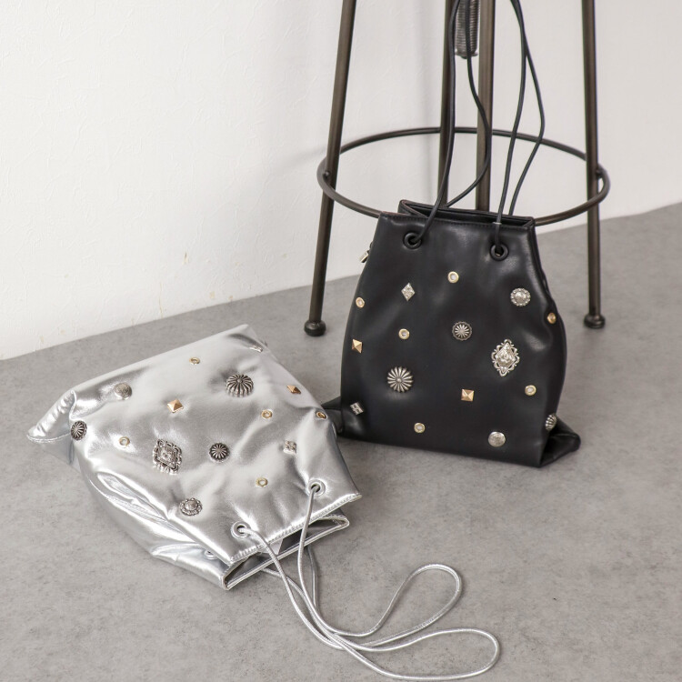 🖤スタッズボンディングショルダーBAG🤍