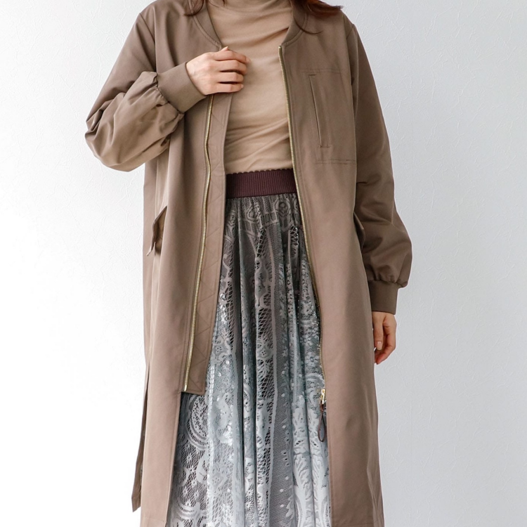 🧥エステルリブネックワークジャケット🧥