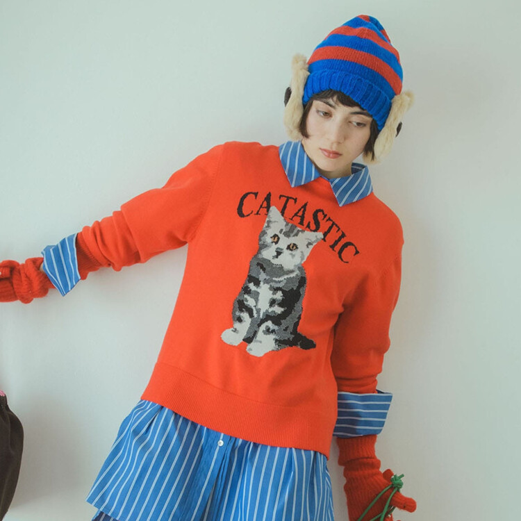😽CATASTICジャガードニット😽