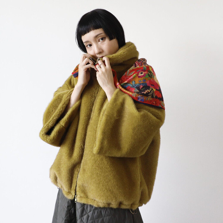 🟣ミンクエコファーブルゾン🟣