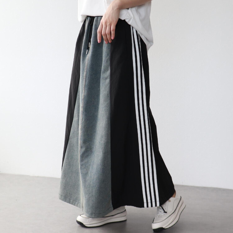 🗣️2WAY配色サイドラインデニムスカート🦕