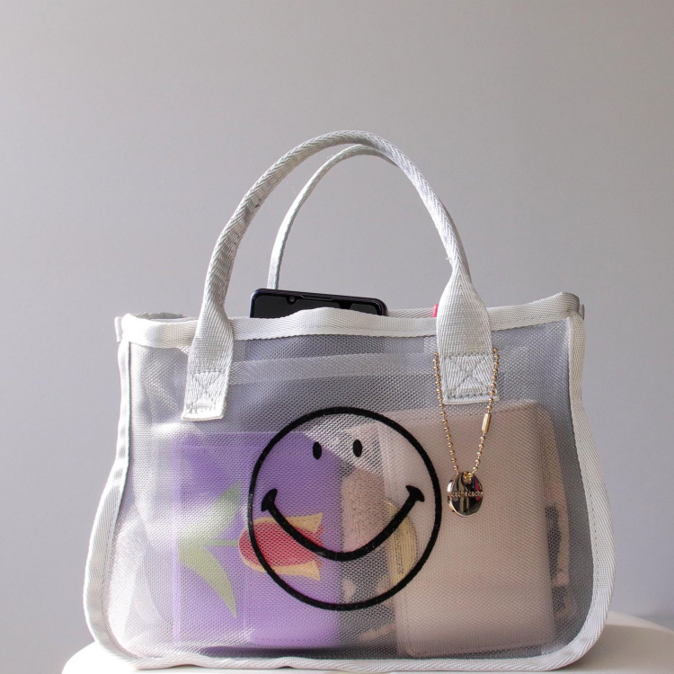 😊スマイルモチーフメッシュBAG in BAG😊