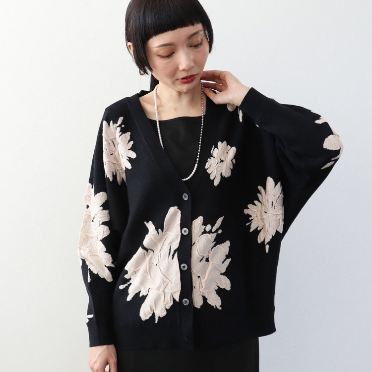 🥀フラワージャガードドルマンカーディガン🥀