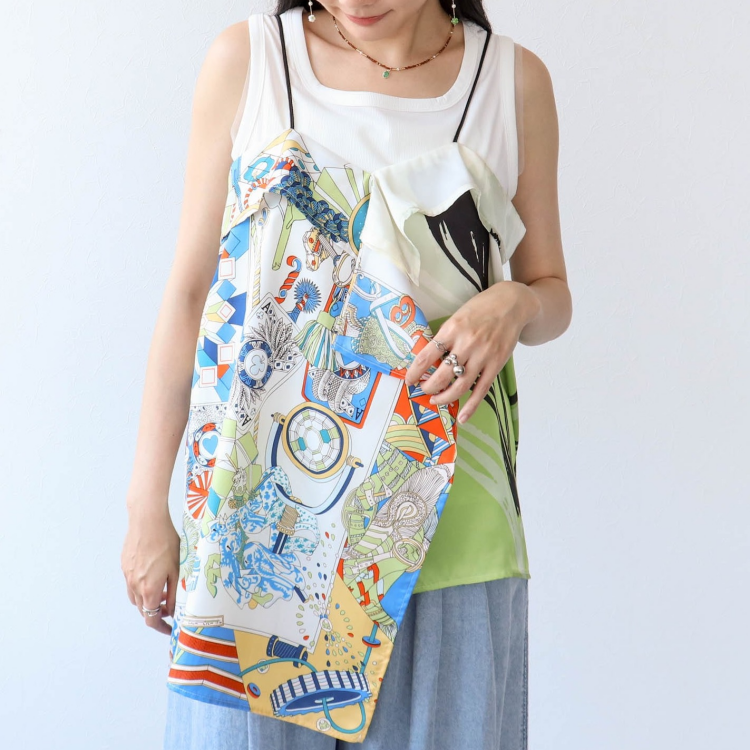 🧣スカーフリメイクキャミベスト🧣