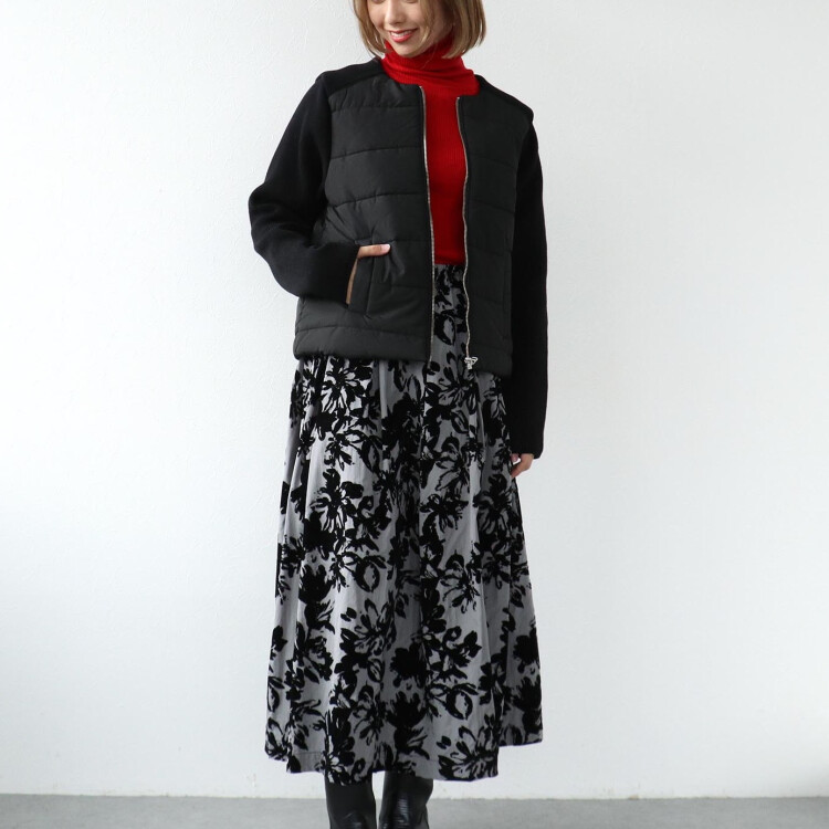 🌹フラワーフロッキースカート🌹