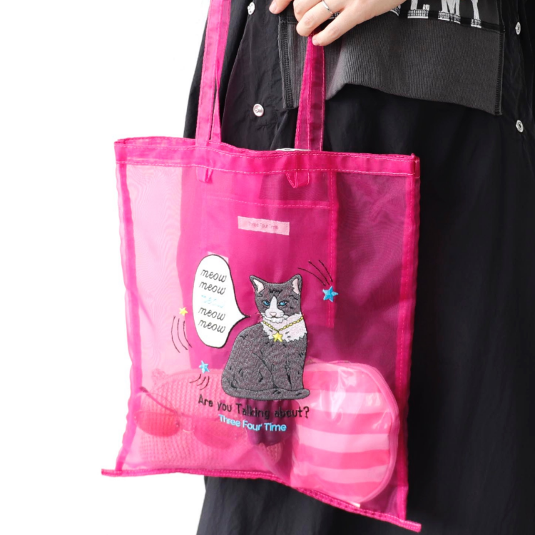 🛍️刺繍チュールA4トート🛍️