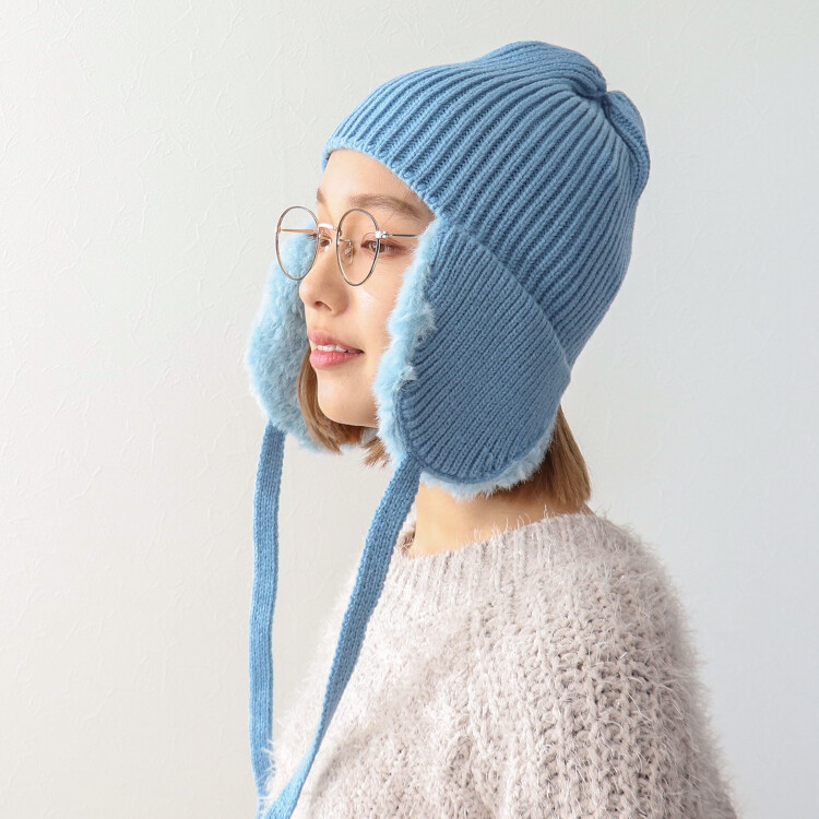 👒リブニットイヤービーニー👒