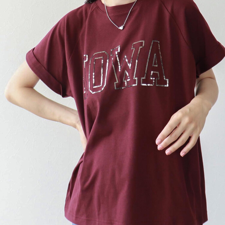 🍷スパンコールロゴドルマンTシャツ🍾