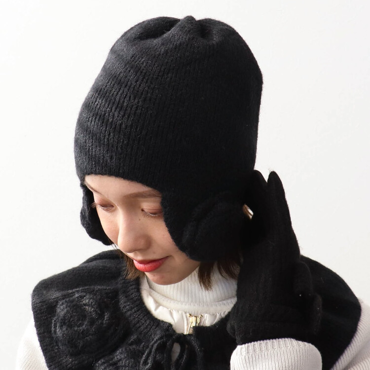 🌹フラワーニット帽🌹