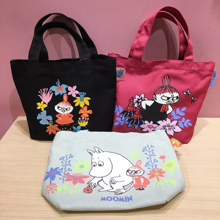 ムーミンのカラーマチ付きバッグが入荷しました✨