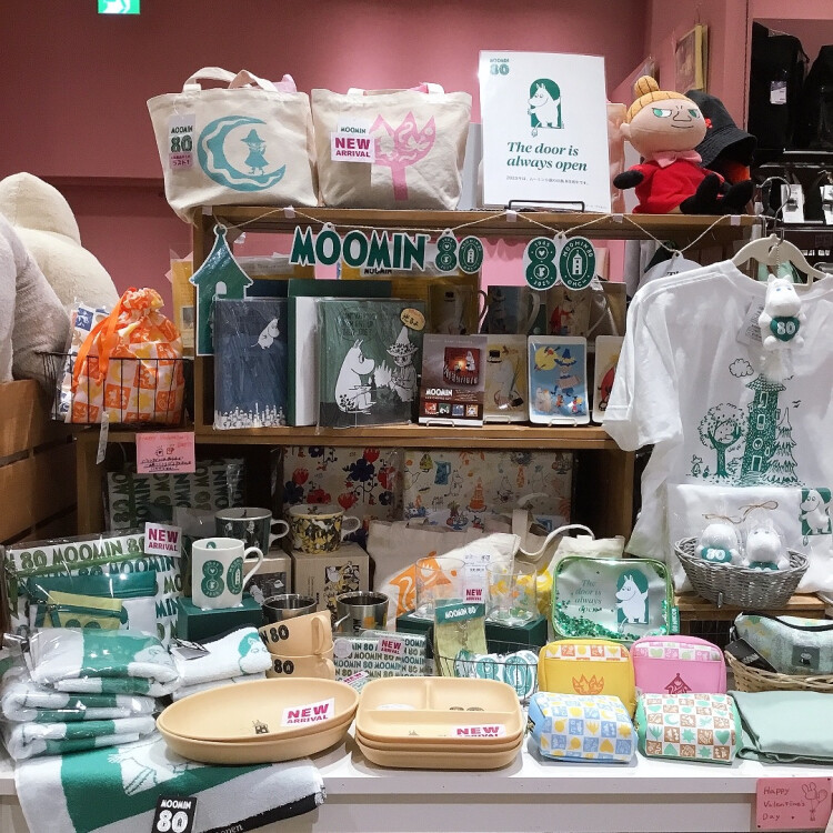 ムーミン80周年グッズ入荷しております💕