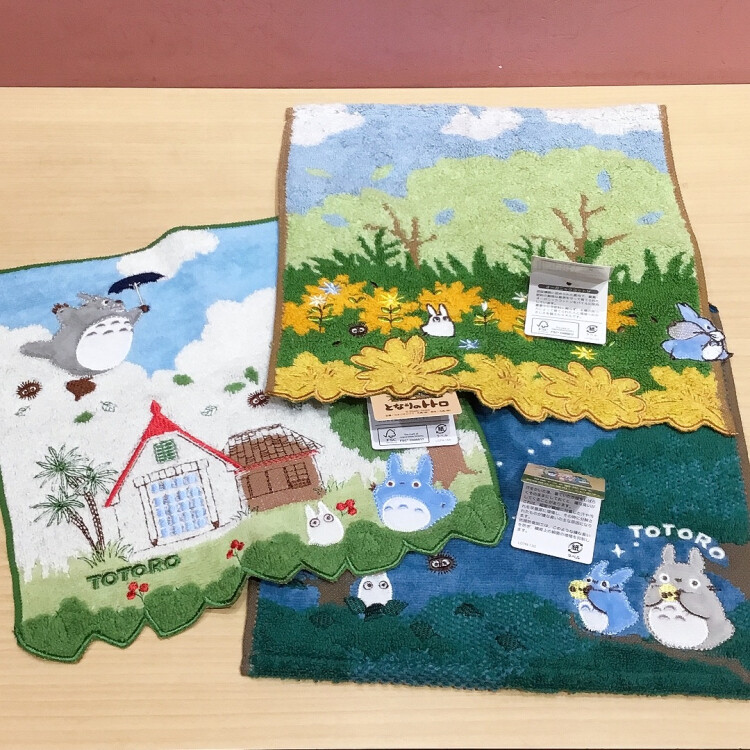 ジブリのハンカチ入荷しております🌱