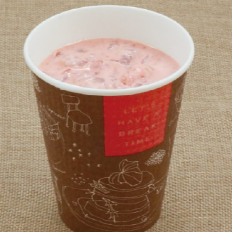 【優しい気持ちになれるお味】苺ミルクくず湯（160ml）550円（税込）