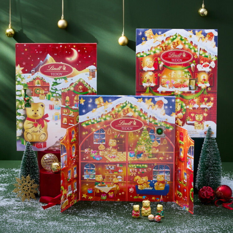 リンツテディが主役の新作アドベントカレンダー