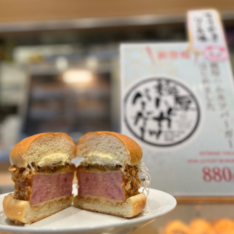 HAJIMEのイチオシ‼️極厚ハムカツバーガー🍔